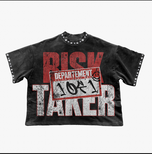 RISK TAKER CROPPED TEE